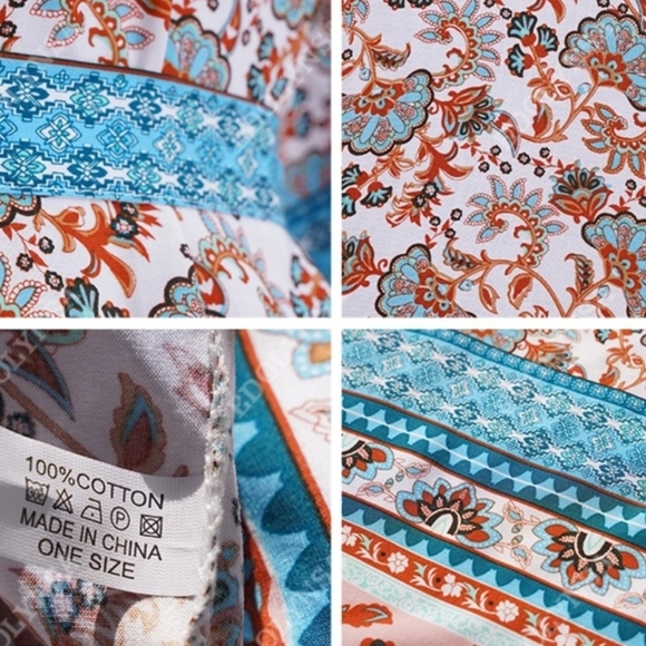 ⭕LAST ONE ⭕ 5⭐ rated ⭕Kimono Beach Cover Up - Picture 4 of 6